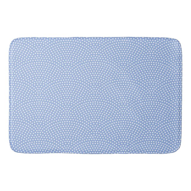 Blue Same Komon (shark skin) Bath Mat (Front)