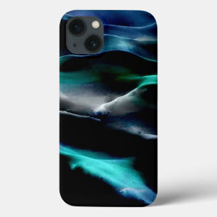 Blue sand dunes acrylic iPhone 13 case