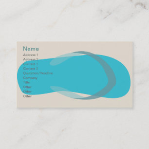 Blue Sandal - Classic Business Card