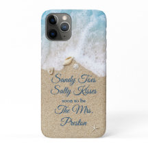 Blue Sandy Toes Salty Kisses Wedding