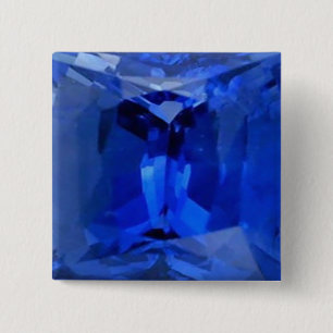 Blue Sapphire 1 15 Cm Square Badge
