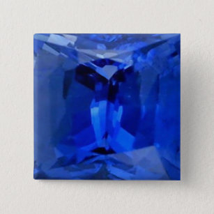 Blue Sapphire 1 15 Cm Square Badge