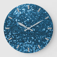 Blue Sapphire Aqua Sparkly Faux Glitter Grey Glam