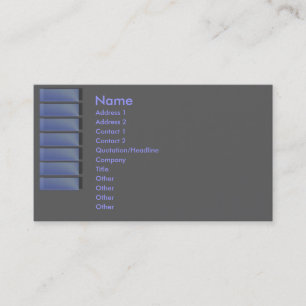 Blue Sapphire Business Card