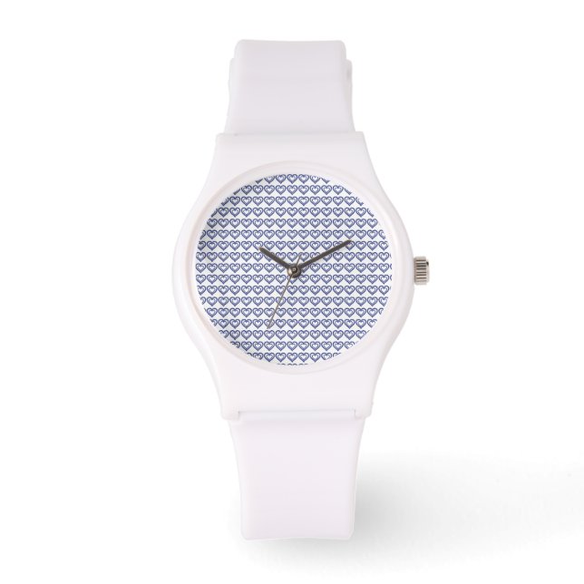Blue Sapphire Heart Watch (Front)