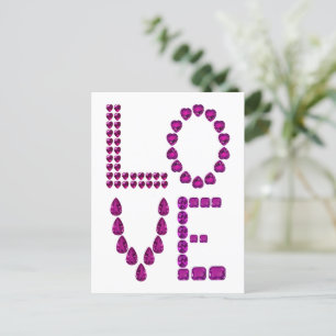 Blue Sapphire Love  Postcard