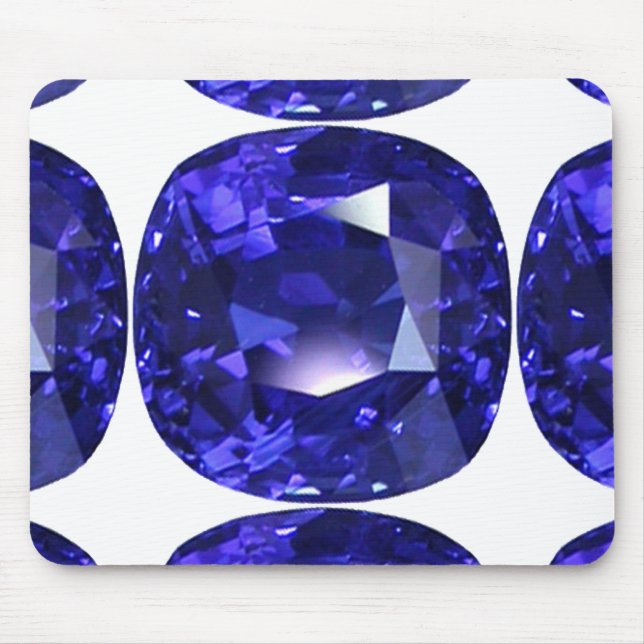 Blue Sapphire Mouse Pad (Front)