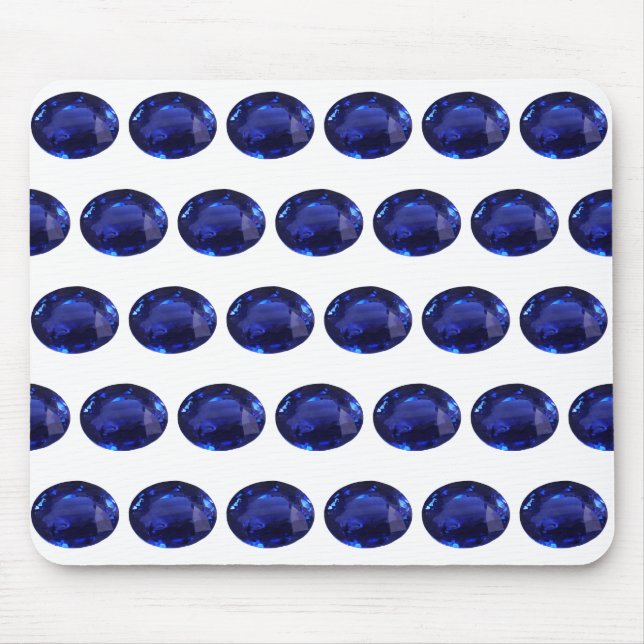 Blue Sapphire Mouse Pad (Front)