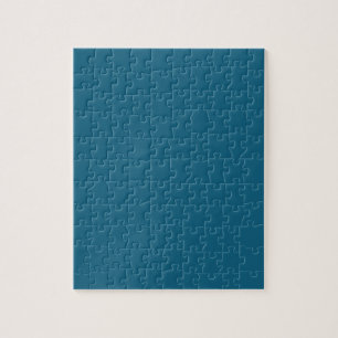 Blue sapphire (solid colour)  jigsaw puzzle
