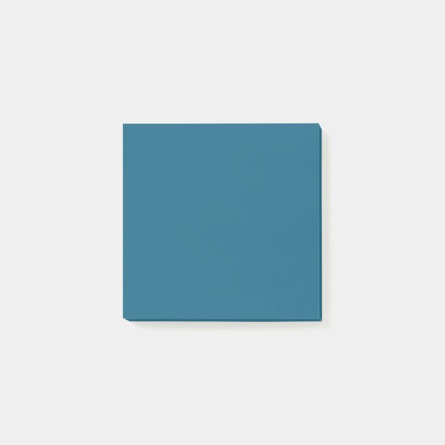 Blue sapphire (solid colour)  post-it notes (Front)