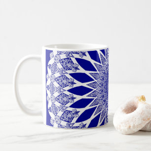Blue Sapphire Tristyns Mandala Coffee Mug