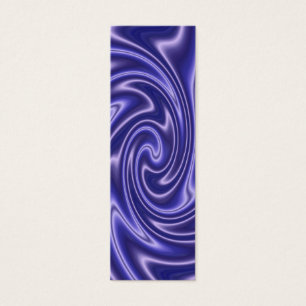 blue satin bookmark
