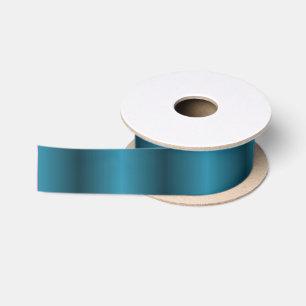 Blue satin ribbon