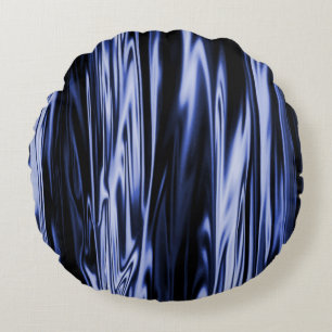 Blue Satin........ Round Cushion