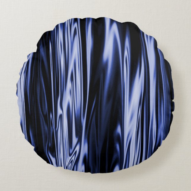 Blue Satin........ Round Cushion (Front)