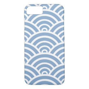 Blue Scallop Pattern iPhone 8/7 Case