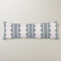 Blue Scalloped