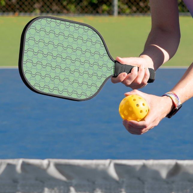Blue Scallops Pickleball Paddle (Insitu)