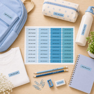 Blue School Clothing Kids' Labels