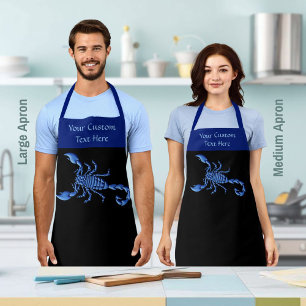 Blue Scorpion Apron