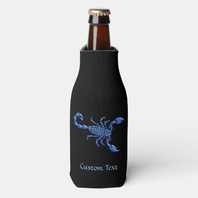 Blue Scorpion Bottle Cooler (Bottle Front)