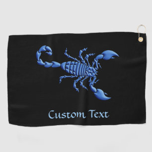 Blue Scorpion Golf Towel
