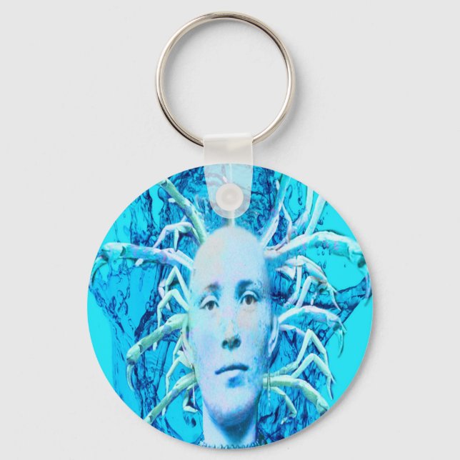 Blue Scorpion Key Ring (Front)