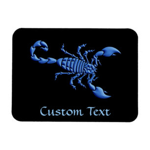 Blue Scorpion Magnet