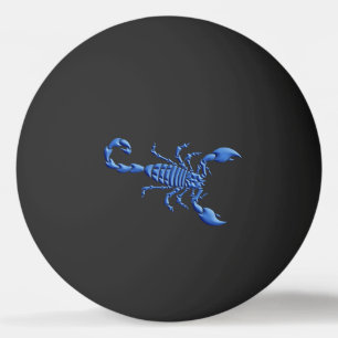 Blue Scorpion Ping Pong Ball