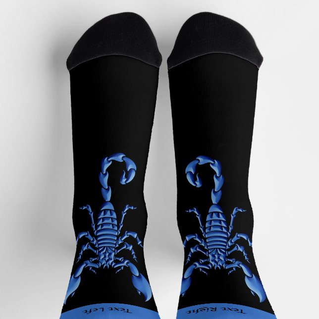 Blue Scorpion Socks (Top)