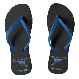 Blue Scorpion Thongs