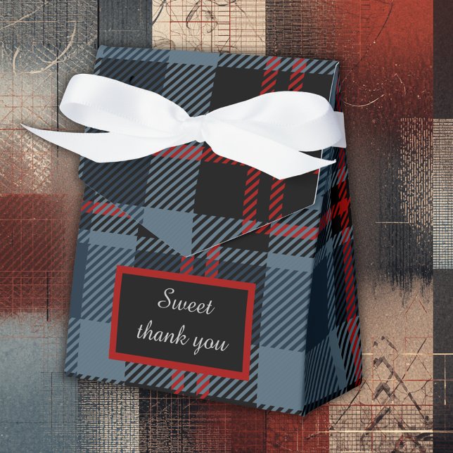 blue scottish country wedding favour box (Creator Uploaded)