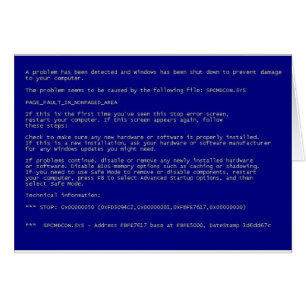 Blue Screen of Death