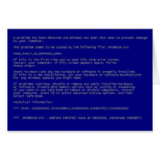 Blue Screen of Death