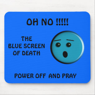 Blue Screen of Death - - Customised - Customised Mouse Pad
