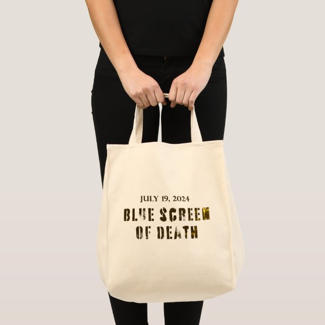 Blue screen of death_red12500-July 19, 2024 Tote Bag (Front (Product))