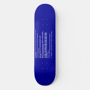 Blue Screen of Death Skateboard