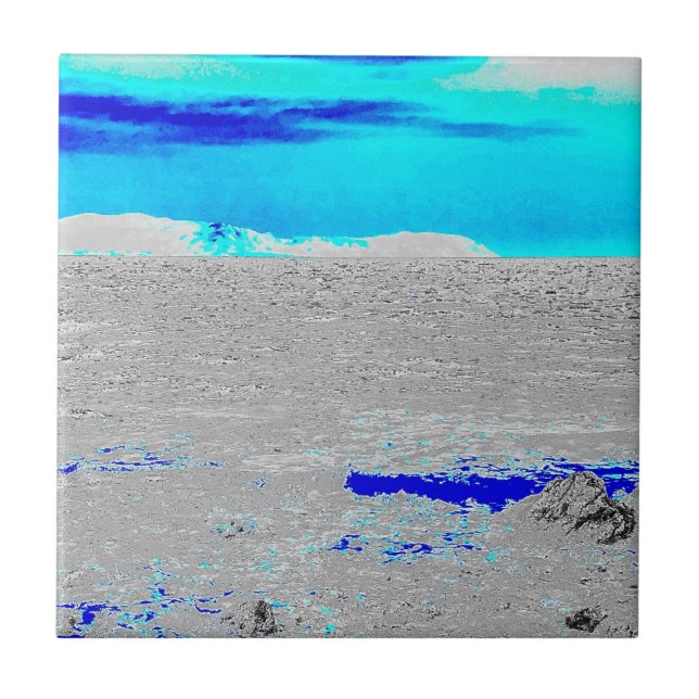 blue sea ceramic tile (Front)