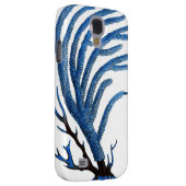 Blue sea coral no. 2 beach wall art decor Case-Mate samsung galaxy case (Back/Right)