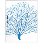 blue sea fan coral silhouette