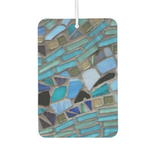 Blue Sea Glass Car Air Freshener