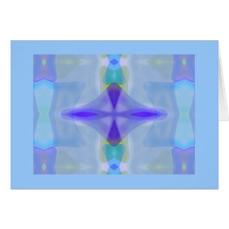 Blue sea glass gem pattern