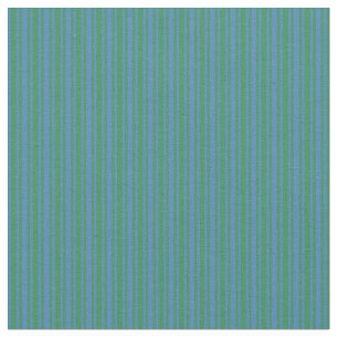 Blue & Sea Green Lines Fabric