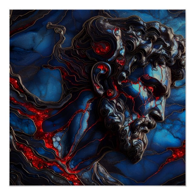 Blue Sea Guardian - AI At Work Poster (Front)