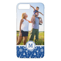Blue Sea Pattern| Add Your Initial