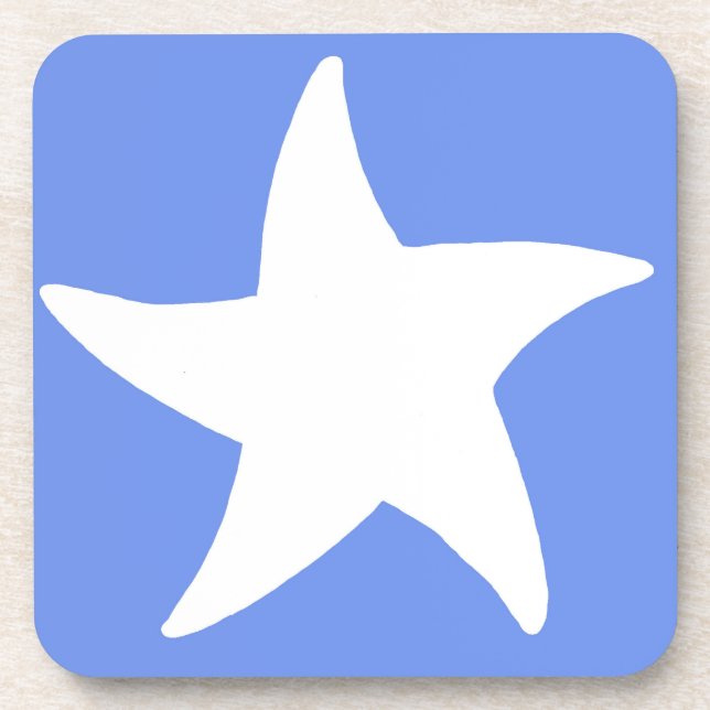 Blue Sea Star Coaster (Front)