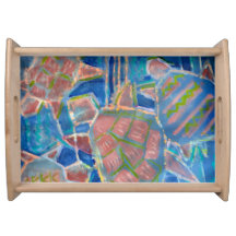 Blue Sea Turtle tray