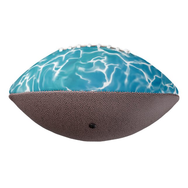 Blue Sea Water** Football (Rotated 270)