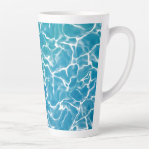 Blue Sea Water Latte Mug