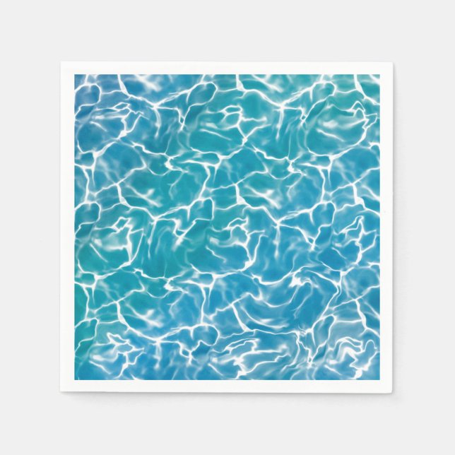 Blue Sea Water* Napkin (Front)